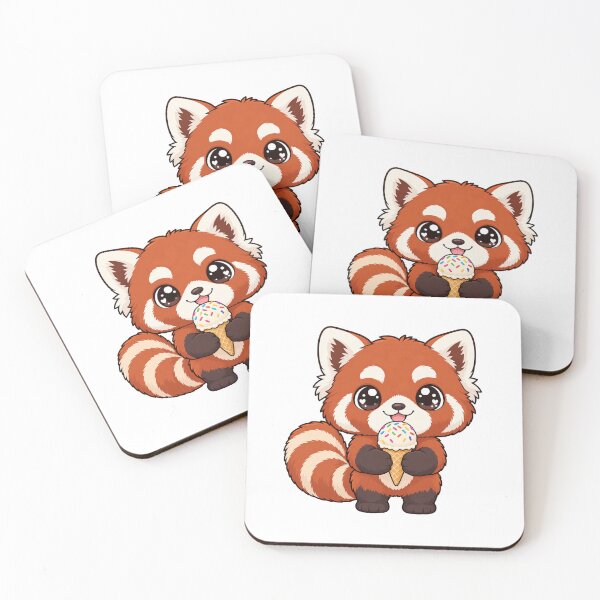 Item preview, Cute Kawaii Panda With Ice Cream designed and sold by Eternalski.