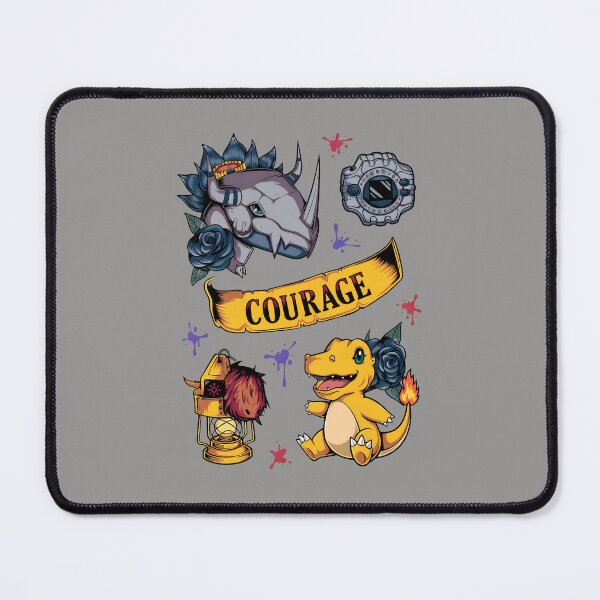 Item preview, Courage Tattoo Crest Digimon Style Art-70 designed and sold by TadijBabic.