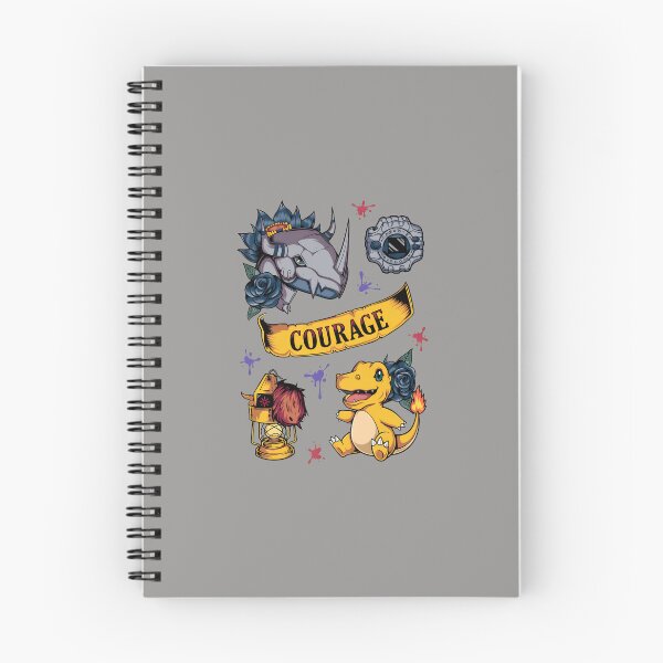 Item preview, Courage Tattoo Crest Digimon Style Art-70 designed and sold by TadijBabic.