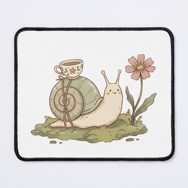 Item preview, Slow Life Cozy Snail designed and sold by abdelski.