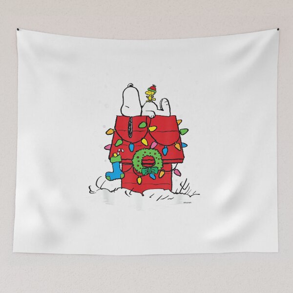 Item preview, Peanuts Holiday Snoopy and Woodstock Stocking T-Shirt designed and sold by natelledrawing.