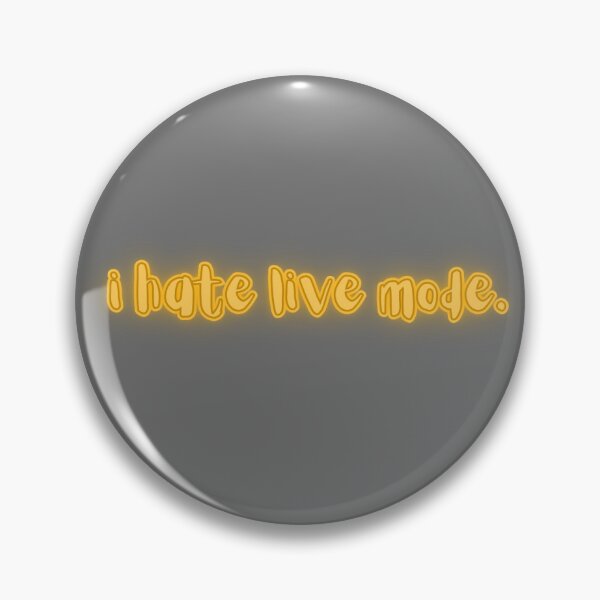 Item preview, "i hate live mode." [Yellow] designed and sold by JAVbyBR.