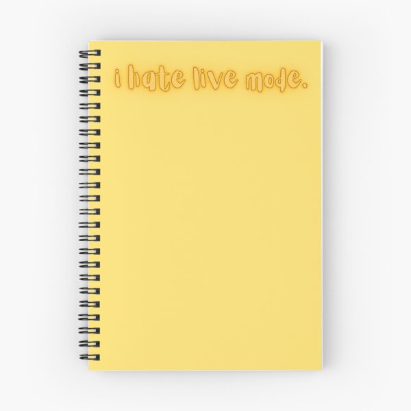 Item preview, "i hate live mode." [Yellow] designed and sold by JAVbyBR.