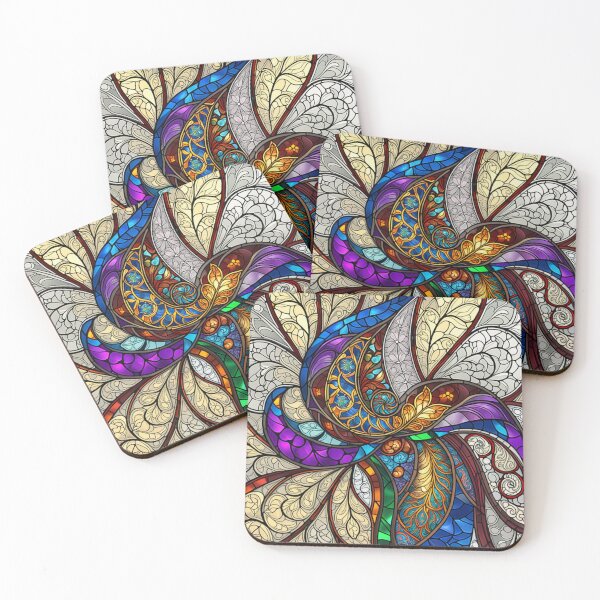 Item preview, Vintage Stained Glass designed and sold by Pixicato.