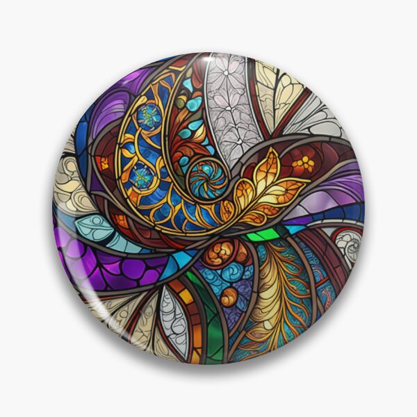 Item preview, Vintage Stained Glass designed and sold by Pixicato.