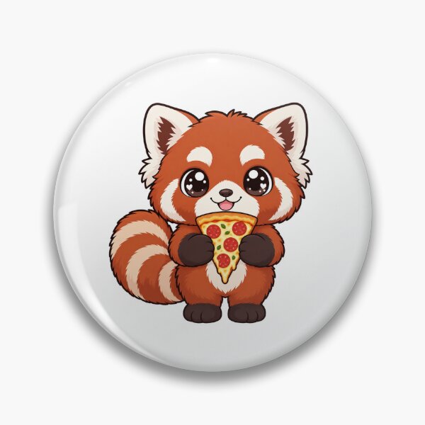 Item preview, Cute Kawaii Panda With Pizza designed and sold by Eternalski.