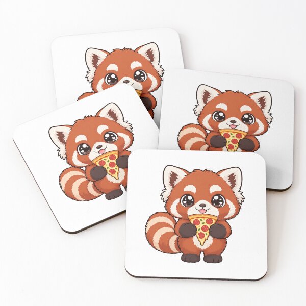 Item preview, Cute Kawaii Panda With Pizza designed and sold by Eternalski.