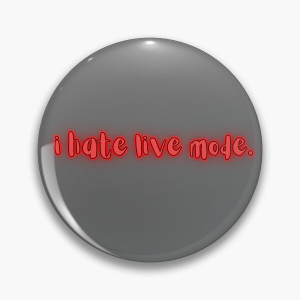 Item preview, "i hate live mode." [Red] designed and sold by JAVbyBR.