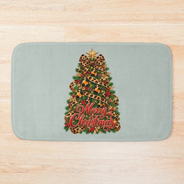 Item preview, Merry Christmas Safari Holiday Tree Design designed and sold by annenambiro.