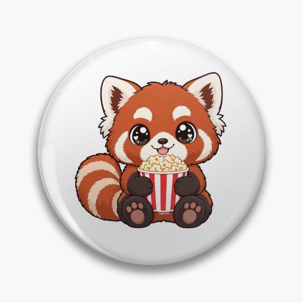 Item preview, Cute Kawaii Panda With Popcorn designed and sold by Eternalski.