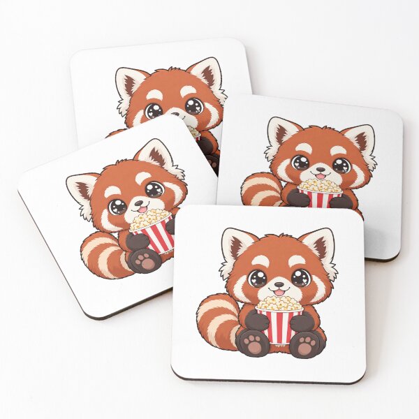 Item preview, Cute Kawaii Panda With Popcorn designed and sold by Eternalski.