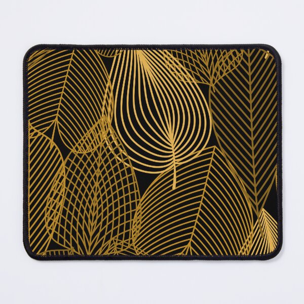 Item preview, Elegant Gold Line Art Leaf designed and sold by FestivityFinds.