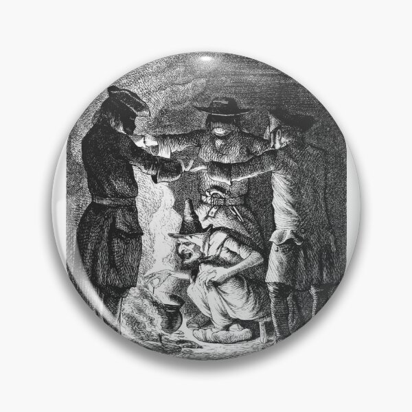 Item preview, Vintage Ingoldsby Legends Gothic Folklore Woodcut Plate 9 designed and sold by Antique Science Press.