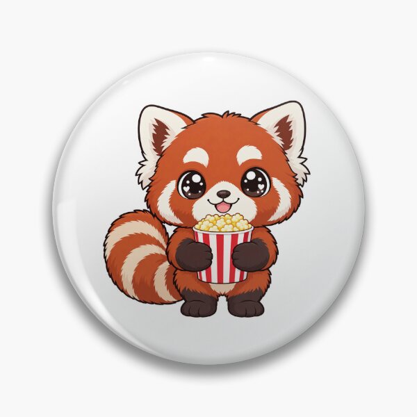 Item preview, Cute Kawaii Panda With Popcorn designed and sold by Eternalski.