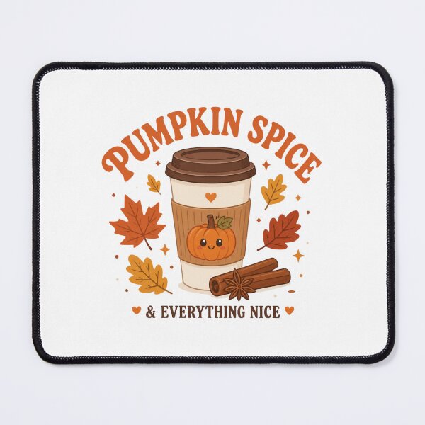 Item preview, Pumpkin Spice And Everything Nice Cute Fall Coffee Art designed and sold by Créative touche .