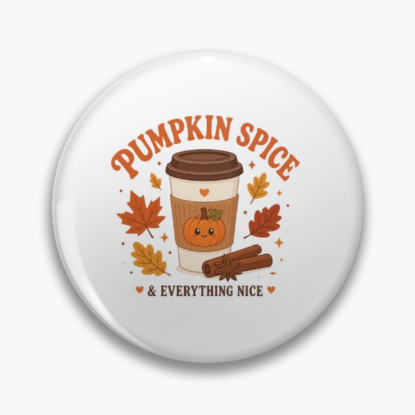 Item preview, Pumpkin Spice And Everything Nice Cute Fall Coffee Art designed and sold by Créative touche .