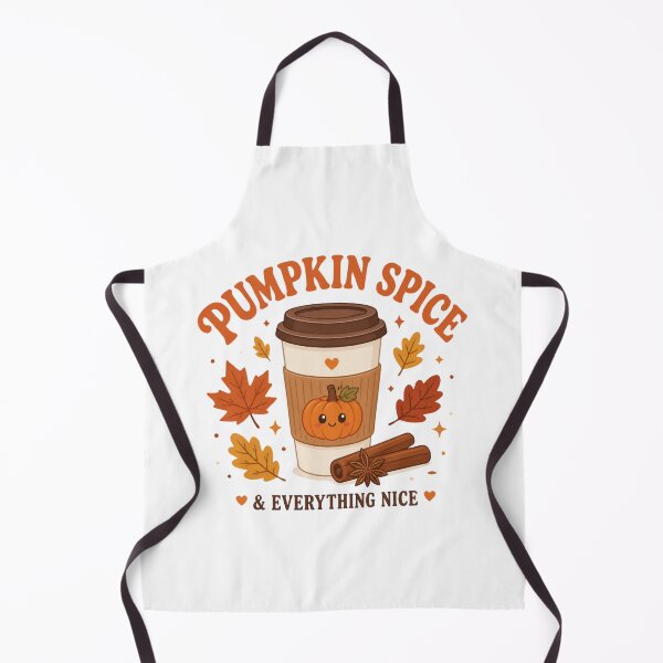 Item preview, Pumpkin Spice And Everything Nice Cute Fall Coffee Art designed and sold by Créative touche .