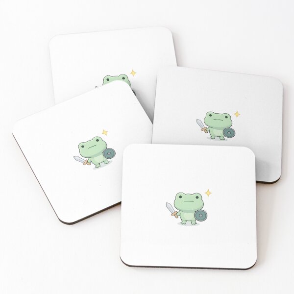 Item preview, Cute Kawaii frog in his armour designed and sold by pixellm.