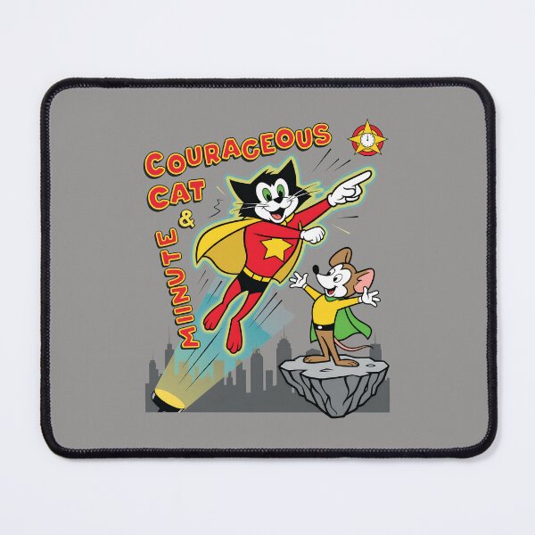 Item preview, Courageous Cat & Minute Mouse Retro Cartoon Tee-47 designed and sold by TadijBabic.