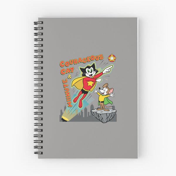 Item preview, Courageous Cat & Minute Mouse Retro Cartoon Tee-47 designed and sold by TadijBabic.