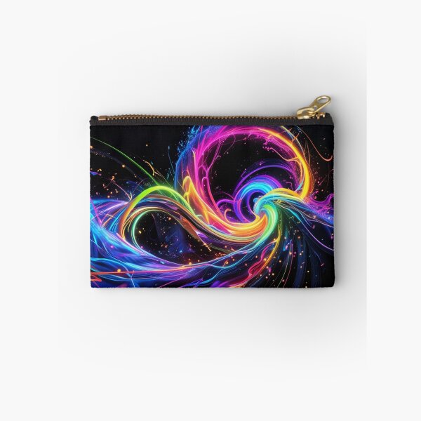 Item preview, Neon Rainbow Vortex – Vibrant Abstract Swirl Energy Wave Art. designed and sold by fbtrisha.
