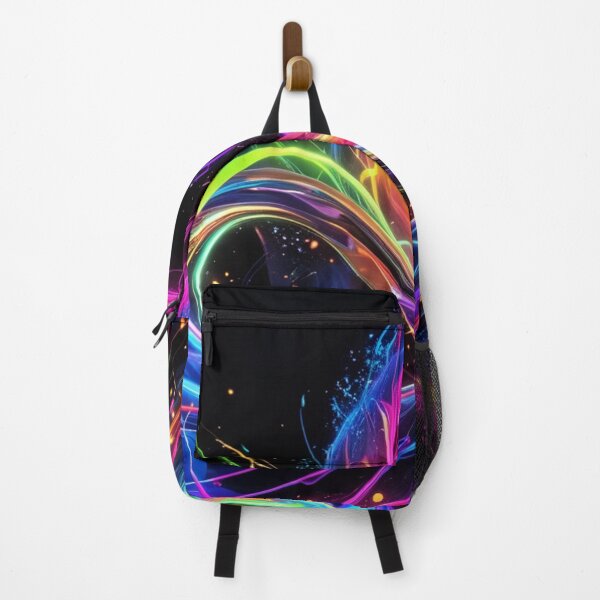 Item preview, Neon Rainbow Vortex – Vibrant Abstract Swirl Energy Wave Art. designed and sold by fbtrisha.