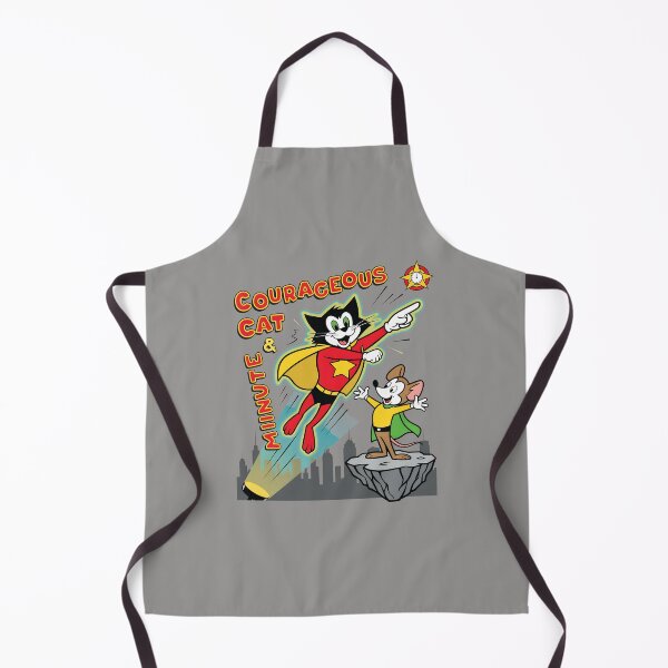 Item preview, Courageous Cat & Minute Mouse Retro Cartoon Tee-47 designed and sold by TadijBabic.