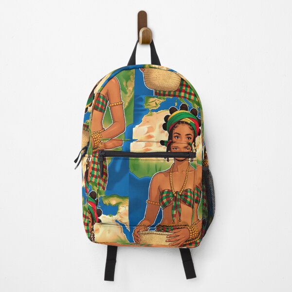 Item preview, African Heritage Woman | Traditional African Culture Map Graphic Tee designed and sold by GarnerSupplyCo.