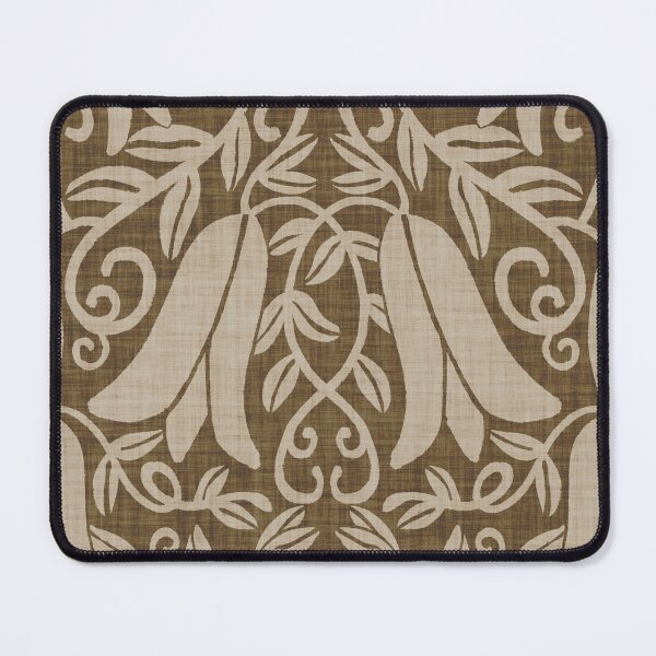 Item preview, Moody burnt umber Copihue bell flower vine Chile designed and sold by FrancesPoff.