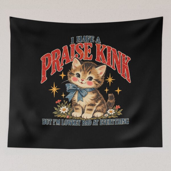 Item preview, Funny Vintage Cute Kitten Sarcastic Self Deprecating Cat Lover Retro Humor Graphic designed and sold by ParkerDuerson.