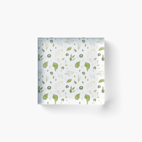 Item preview, Scattered Leaves and Botanical Elements Seamless Pattern designed and sold by Sagi Jane Art.