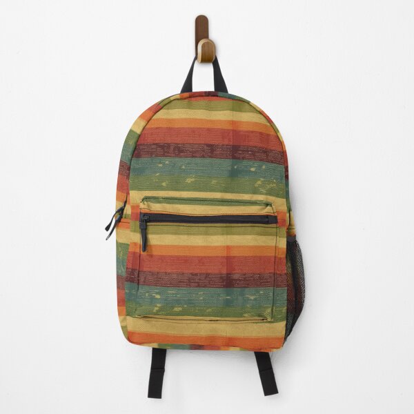 Item preview, Vintage 70s Rainbow Stripe Textured Pattern designed and sold by pinkal.