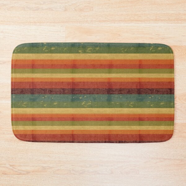 Item preview, Vintage 70s Rainbow Stripe Textured Pattern designed and sold by pinkal.