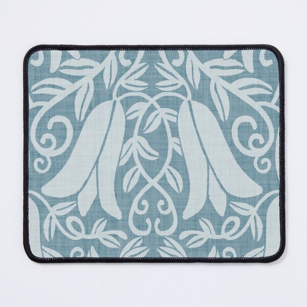 Item preview, Dusty denim blue Copihue bell flower vine Chile designed and sold by FrancesPoff.