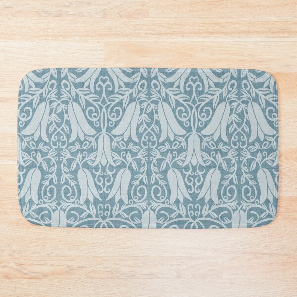 Item preview, Dusty denim blue Copihue bell flower vine Chile designed and sold by FrancesPoff.