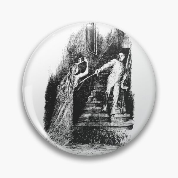 Item preview, Vintage The Shadow on the Blind Ghost Story Art Plate 3 designed and sold by Antique Science Press.