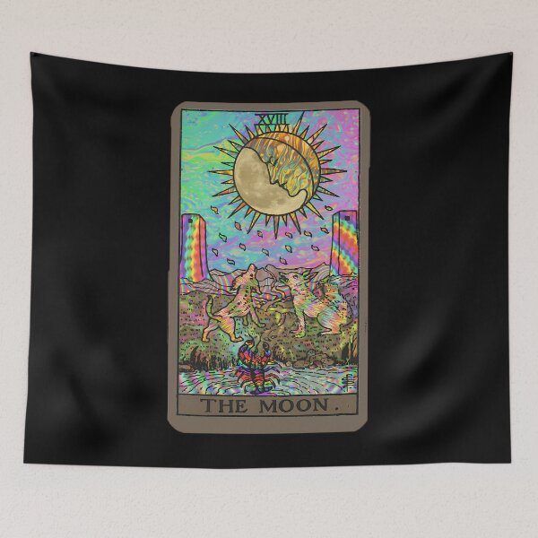 Item preview,  Psychadelic Tarot- The Moon designed and sold by Chakri Louai.