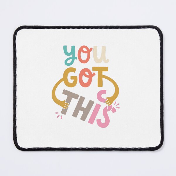 Item preview, You Got This – Colorful Retro Motivational Typography designed and sold by CreativeArtisanPrints Shop.