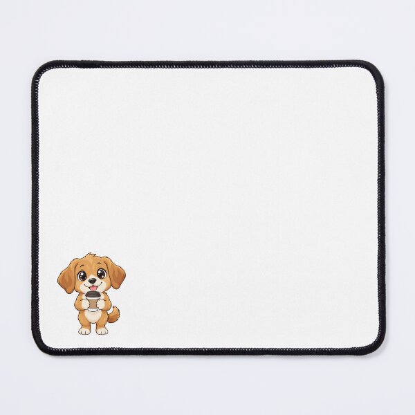 Item preview, Cute Kawaii Dog With Coffee designed and sold by Eternalski.