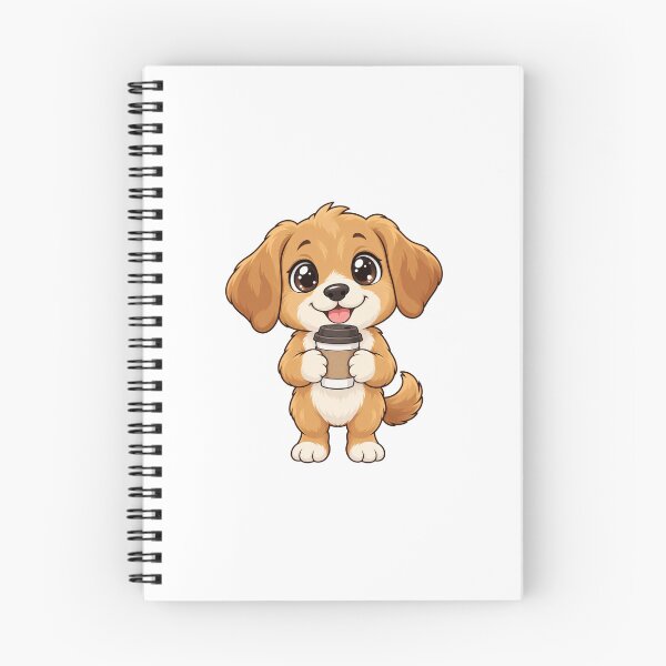 Item preview, Cute Kawaii Dog With Coffee designed and sold by Eternalski.