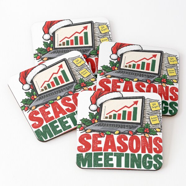 Item preview, Seasons Meetings – Funny Christmas Office Work Humor Design designed and sold by KeeganDykes.