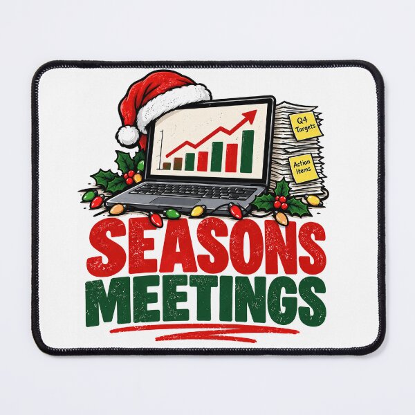 Item preview, Seasons Meetings – Funny Christmas Office Work Humor Design designed and sold by KeeganDykes.