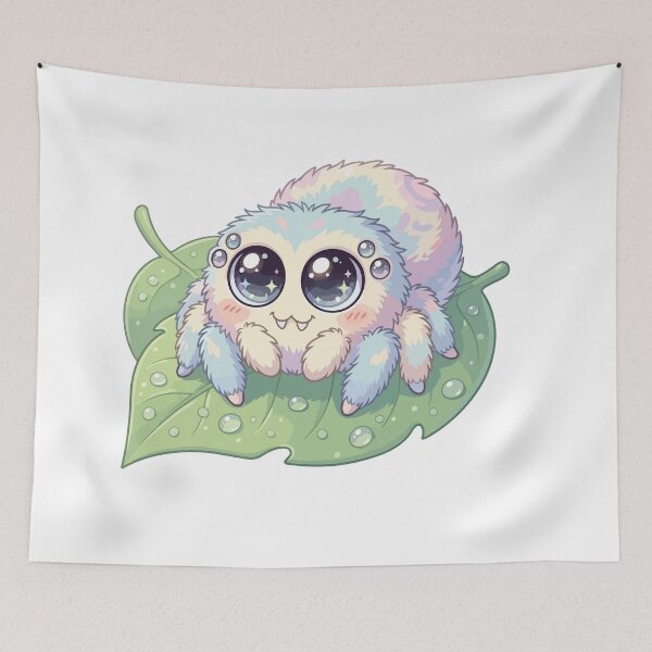 Item preview, Cute Kawaii Jumping Spider Big Eyes Adorable Insect designed and sold by Arc2020.