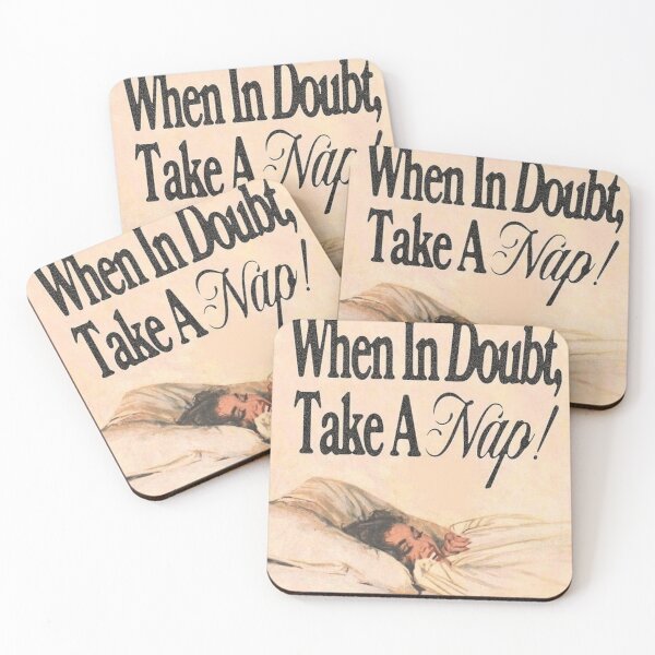 Item preview, Poster When In Doubt Take A Nap designed and sold by FredyCarls.
