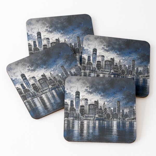 Item preview, New York Urban Skyline Print  designed and sold by Blue  Robin.