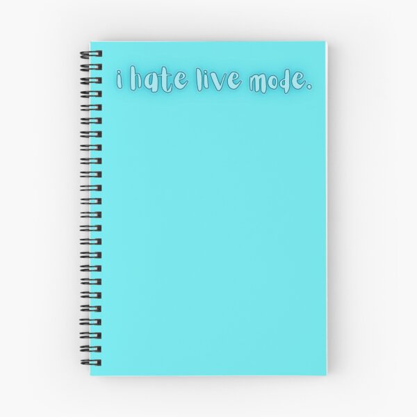 Item preview, "i hate live mode." [Blue] designed and sold by JAVbyBR.