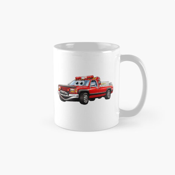 Item preview, Grass Fire Truck Cartoon designed and sold by ca-rlyneder.