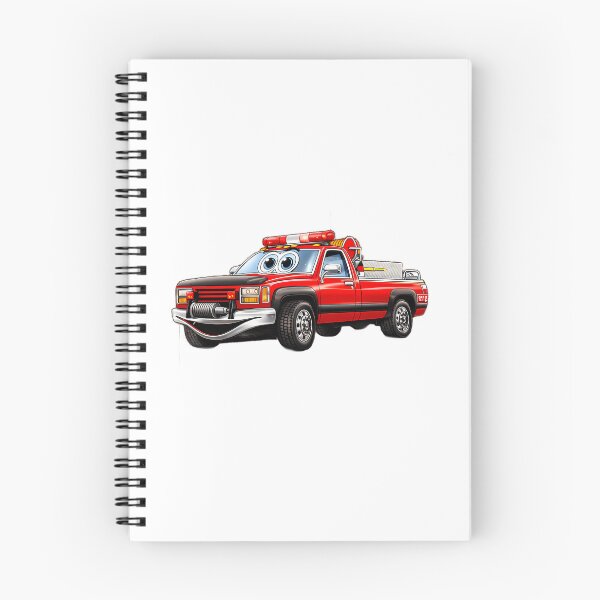 Item preview, Grass Fire Truck Cartoon designed and sold by ca-rlyneder.