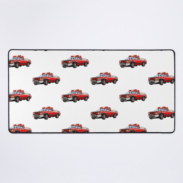 Item preview, Grass Fire Truck Cartoon designed and sold by ca-rlyneder.