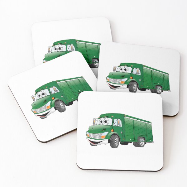 Item preview, Green  Beverage Truck Cartoon designed and sold by ca-rlyneder.